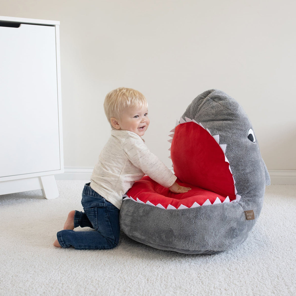 Shark Plush Character Chair Corner Stork Baby Gifts Corner