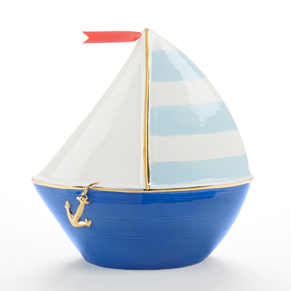 Sailboat Porcelain Bank